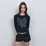 C LOVE LETTER GRAPHIC T-SHIRT_BLACK