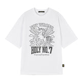 ダークユニコーンオーバーフィット半袖Tシャツ_WHITE