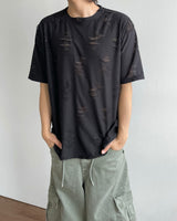 Vintage Crack Short-Sleeved T-Shirt