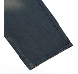 RUDIC WIDE POCKET PINTUCK WASHING DENIM PANTS