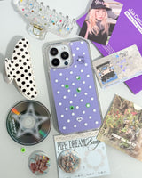 DOT JELLY Gel Hard Slim Phone Case - Purple