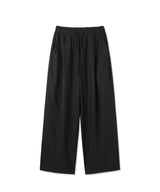 [DOJINOI] LINEN WIDE PANTS BLACK