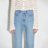 Middle Blue Straight Fit Denim - YWD1DNST001