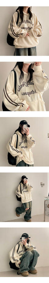 Armand Track Line Fleece Hoodie
