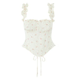 Rumi Lace Strap Corset Top