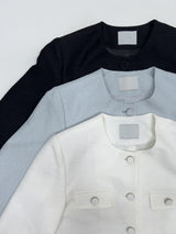 Seasoning Tweed Short Jacket