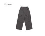 Haeran Two-Buckle Big Cargo Pocket Wide Pants