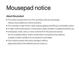 oab stripe mousepad set / 3 pieces