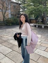 [MADE] Rules Button Henley Neck Knit