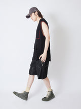 DECONSTRUCTED ZIPPER SHORT