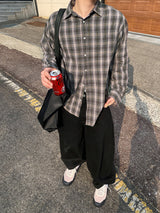 No.1172 W check SHIRT (3color)