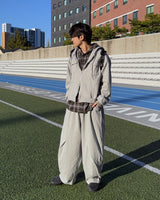 Dust Pocket Hooded Zip-Up (Gray)