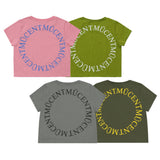 シグネチャーアークバックロゴTシャツ (Pink, Olive)