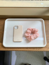 yeowhi ワンカラーアイフォンケース (ソフトイエロー)