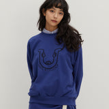 R Crew Sweatshirts Blue