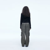 Dyeing Corduroy Cargo Banding Pants Dirty Beige