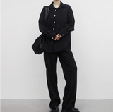 Larian Backpoint Shirt + String Pants Set