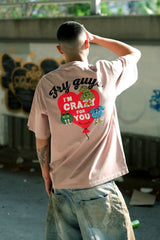 "LOVE FRY GUYS" バルーンプリント S/S Tシャツ