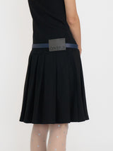 PLEATS MIDI ONE-PIECE (BLACK)