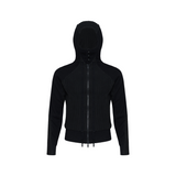 BEUTER® BLACK PANELED RIVERSIBLE HOODIE / BEUTER® ブラックパネル リバーシブルフーディ