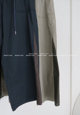 coloring string big cargo wide pants