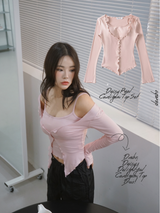 Daisy Real Cardigan Top Set