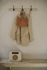 ブローチバッグ SUEDE CARAMEL