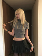 STEEL RIB TURTLENECK