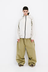 FOCUS HOODED JACKET CREAM