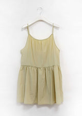 ribbon strap layered dress