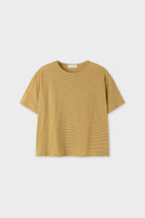 Debon Cropped Striped Top