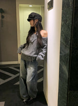 Retin Fluffy Ribbon Madoros Hunting Cap Hat