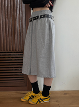 [Unisex] Belted sweat bermuda pants(3color)