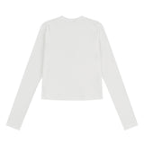 Easy Sheer Long Sleeve - White