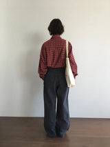 Philly brushed check shirt (3color)