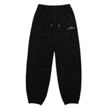 24FW アップサイドダウンロゴナッピングズリーパンツブラック