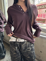 [Unisex] リラックスゴルジフードスリーブ(4color)