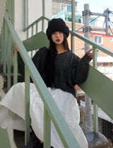 Hush Frill Tiered Long Skirt