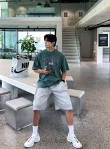 Glife Sidetuck Bermuda Banding Shorts