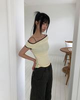 Leme Off-Shoulder Sleeveless Top