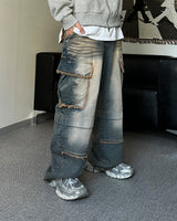UL Dekki Pocket Cargo Denim Pants (2C)