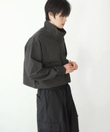 [DOJINOI] DRAFT CROP WINDBREAKER CHARCOAL