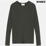 マイルラグランリブマッスル長袖Tシャツ