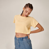 サマルクロップTシャツ Yellow
