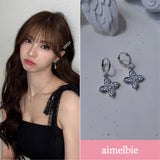 Luna Blossom Huggies Piercing - Silver color