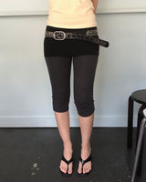 Capri folding leggings