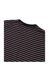 (BASE) STRIPE POCKET LONG SLEEVE (NAVY)