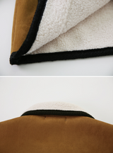 Hazel Two Tone Half Mustang Jacket