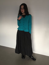 Wool Dot Balloon Skirt (2Colors)