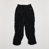 SHIRRING LONG PANTS BLACK